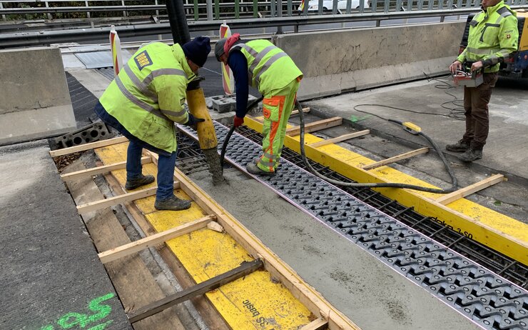 Brückenarbeiten Brücke Griffen (A2) Asfinag