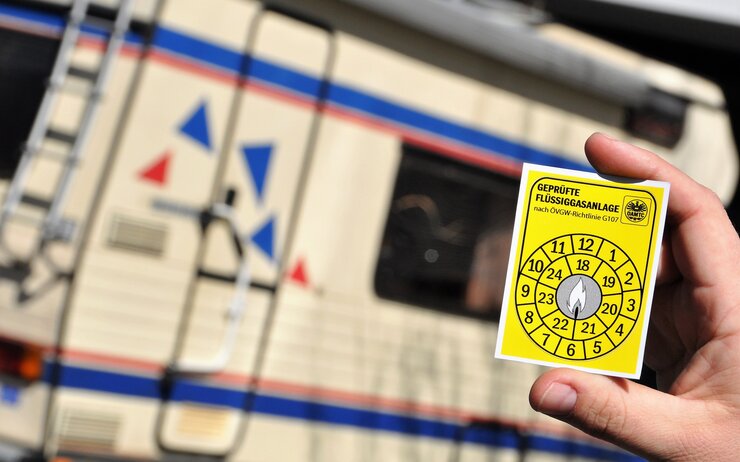 Plakette für Campinggasanlagen Campinggas.jpg ÖAMTC