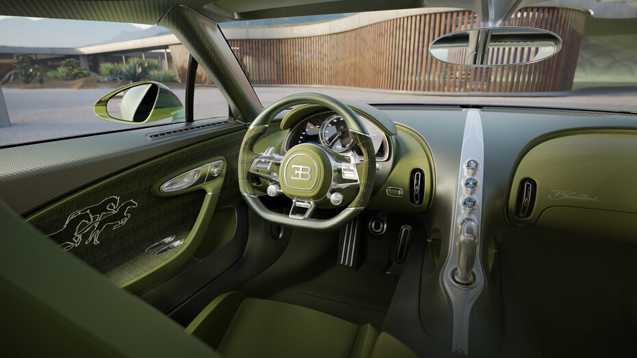 Cockpit des Bugatti Brouillard