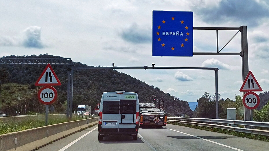 Grenzübergang Spanien