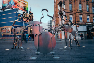 Beatles-Skulpturen am Beatles-Platz