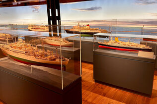 Unzählige Schiffsmodelle sind im Maritimen Museum zu betrachten.