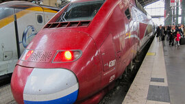 Im Thalys nach Paris