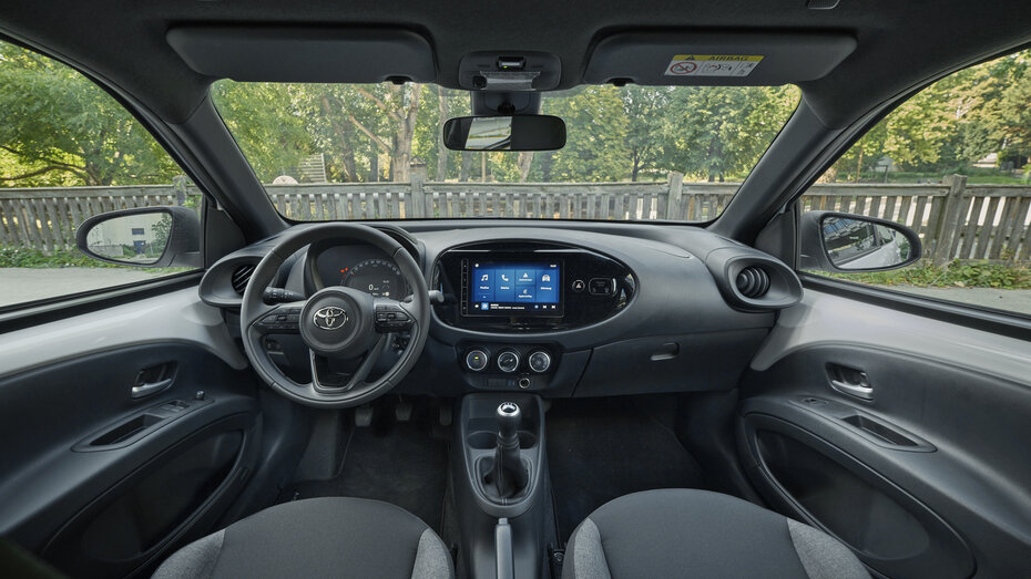 Das Cockpit eines Toyotas