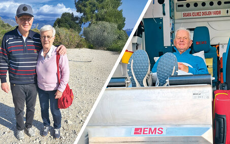 Ehepaar Notfall Urlaub