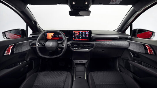 Das Cockpit eines Autos von Renault