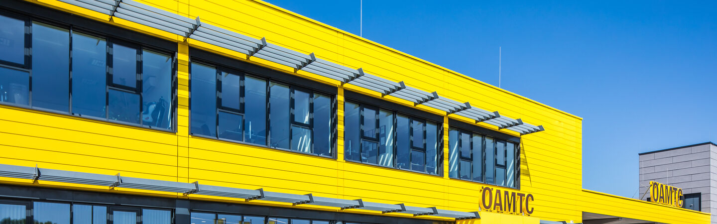 ÖAMTC-Filiale in Donaustadt von außen.