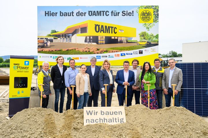 ÖAMTC-Spatenstich Stützpunkt Tulln 3