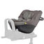 i-Venture™ R mitwachsender Reboarder in der Farbe Dark Pewter, geeignet für Kinder von 40 bis 105 cm (ab Geburt bis ca. 4 Jahre), kompatibel mit der separat erhältlichen Basisstation i-Base™ Advance.