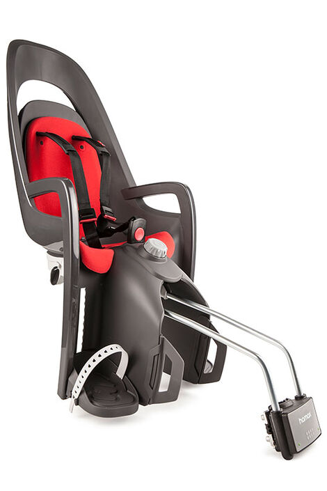 Schwarz-roter Fahrradkindersitz von HAMAX