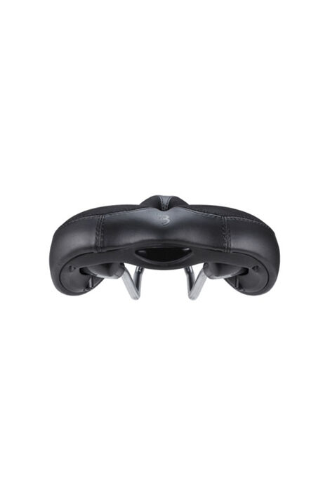 Rückseite des Fahrradsattels.