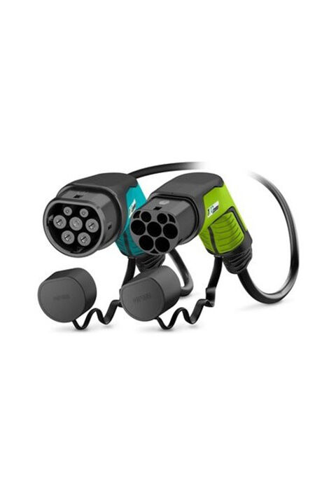 16198 Typ 2 5M 2 g Schwarzes Ladekabel für Elektrofahrzeug, Typ 2 Stecker.