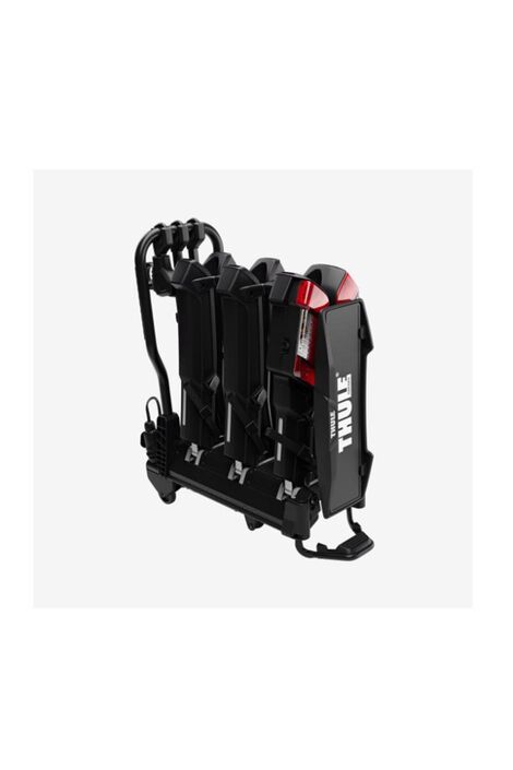 Zusammengeklappter Fahrradträger von Thule.