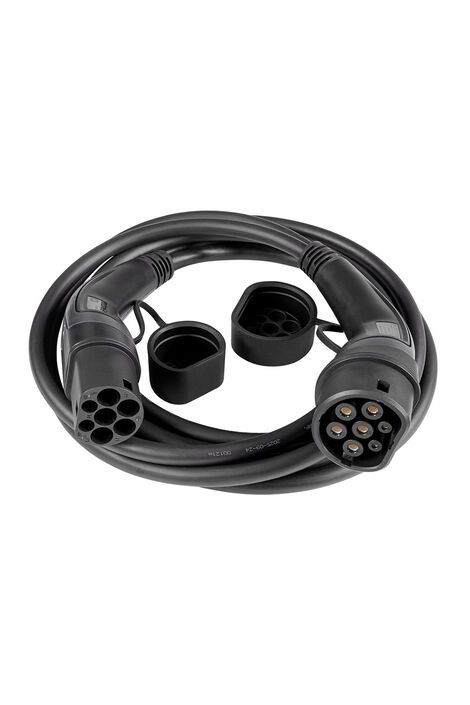 ÖAMTC Typ 2 AC-Ladekabel 7 m mit Schutzkappen für Elektrofahrzeuge