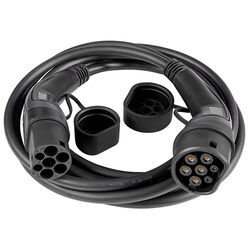 ÖAMTC Typ 2 AC-Ladekabel 7 m mit Schutzkappen für Elektrofahrzeuge