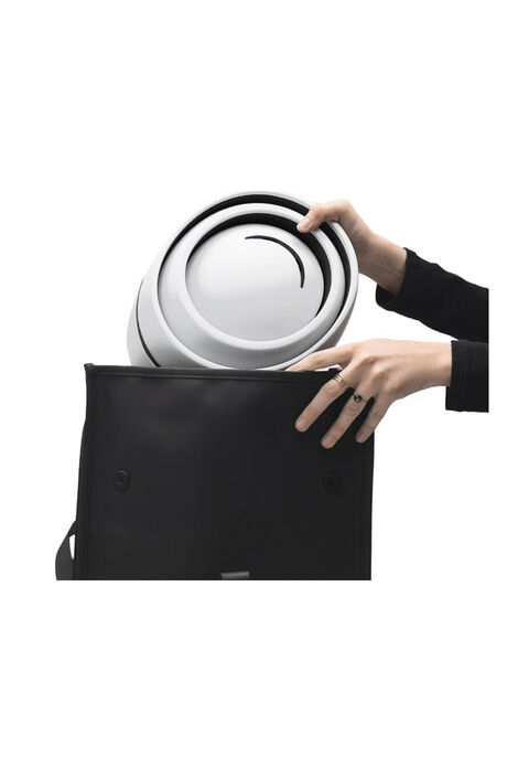 faltbarer Fahrradhelm in der Farbe Weiss