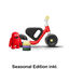 Balance Bike ab 9 Monaten in rot inkl. 3 Stapelsteinen