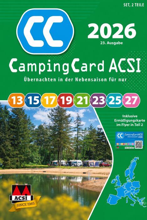 Campingcard ACSI 2026, grün