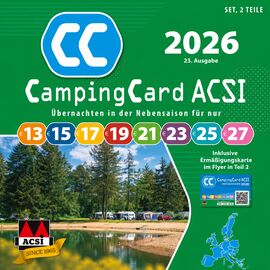 Campingcard ACSI 2026, grün