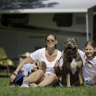 Campen mit Hund