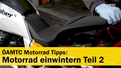 Motorrad einwintern Teil 2