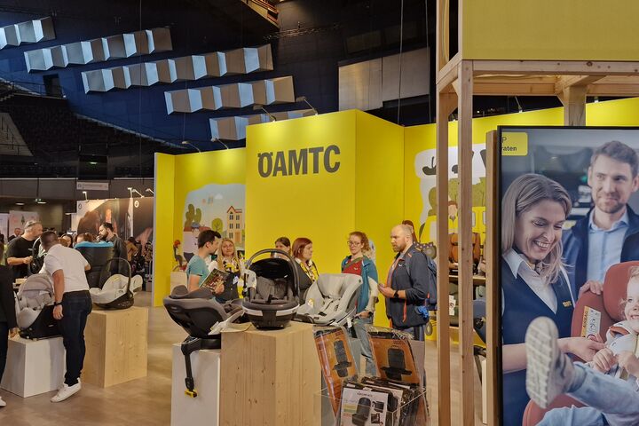 ÖAMTC Messestand bei der BabyExpo, Wiener Stadthallte