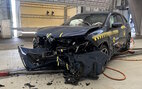 BMW iX3 nach dem Frontalcrash (Euro NCAP)