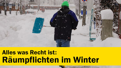 Räumpflichten im Winter