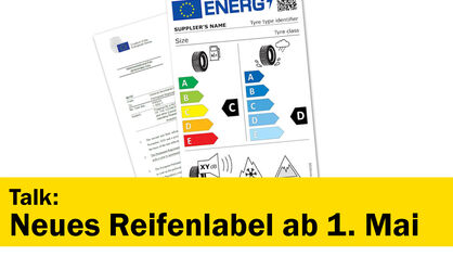 Neues Reifenlabel ab 1. Mai 2021