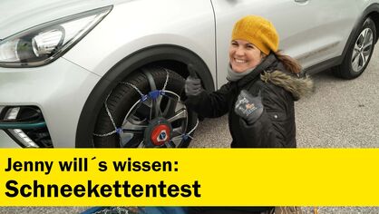 Schneekettentest