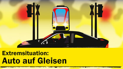 Extremsituation Bahnübergang Extremsituation Bahnübergang