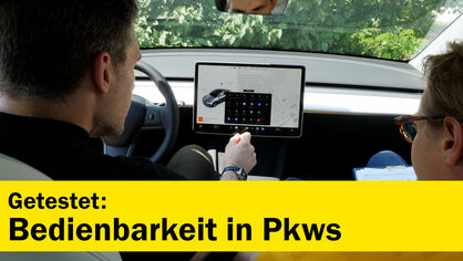 Test: Bedienbarkeit in Pkws
