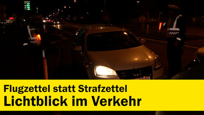 Flugzettel statt Strafzettel