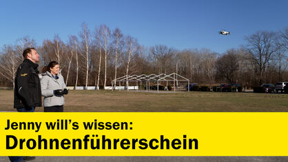 Jenny will Drohnenführerschein Jenny will Drohnenführerschein