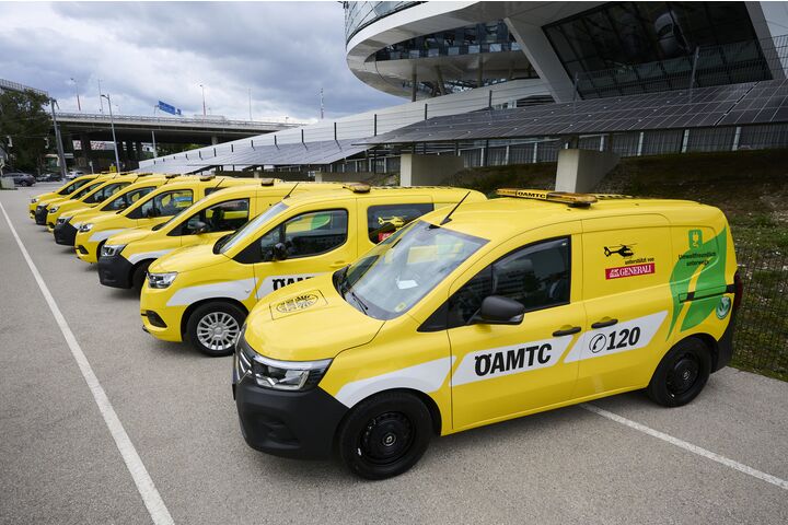 E-Flotte der ÖAMTC-Pannenhilfe
