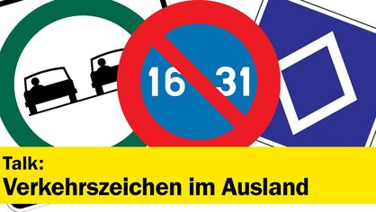 Verkehrszeichen im Ausland