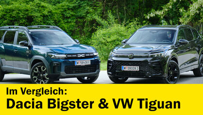 Vergleichstest Dacia Duster - VW Tiguan
