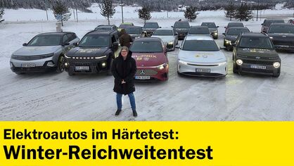 Winter-Reichweitentest