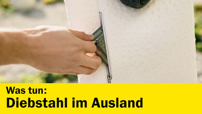 Ausland Diebstahl