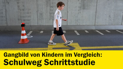 Schulweg Schritte