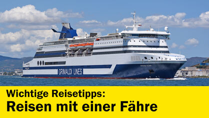 Reisen mit einer Fähre