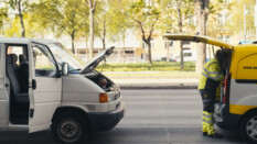 Beim Panneneinsatz in Wien