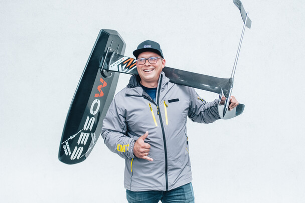 Kitesurfer Thomas Dubiel