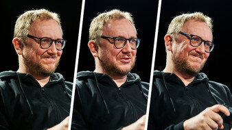Bild von Redakteur Christoph Löger. Dreigeteilt, drei unterschiedliche Gesichtsausdrücke.