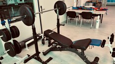 Und auch für die körperliche Fitness wird gesorgt Hotel Stützpunkt Klaus Rainer