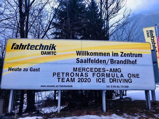 Stammgäste: das Mercedes-F1-Team Events Saalfelden ÖAMTC Fahrtechnik