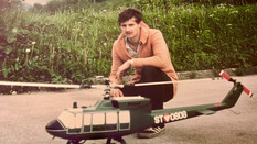 Der Militärhubschrauber von Fürst Hohenberg, ca. 1980 Robert Schornsteiner zVg