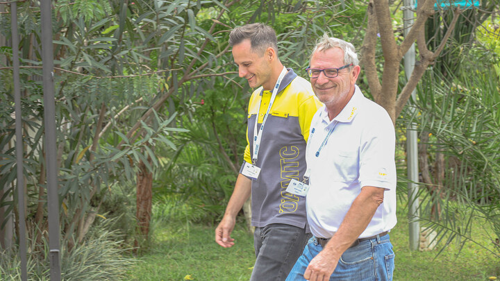Harald Ehringfeld (links) und Martin Müller in Kenia. Harald Ehringfeld (links) und Martin Müller in Kenia.