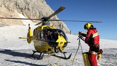 Vorbereitung zur Taubergung.