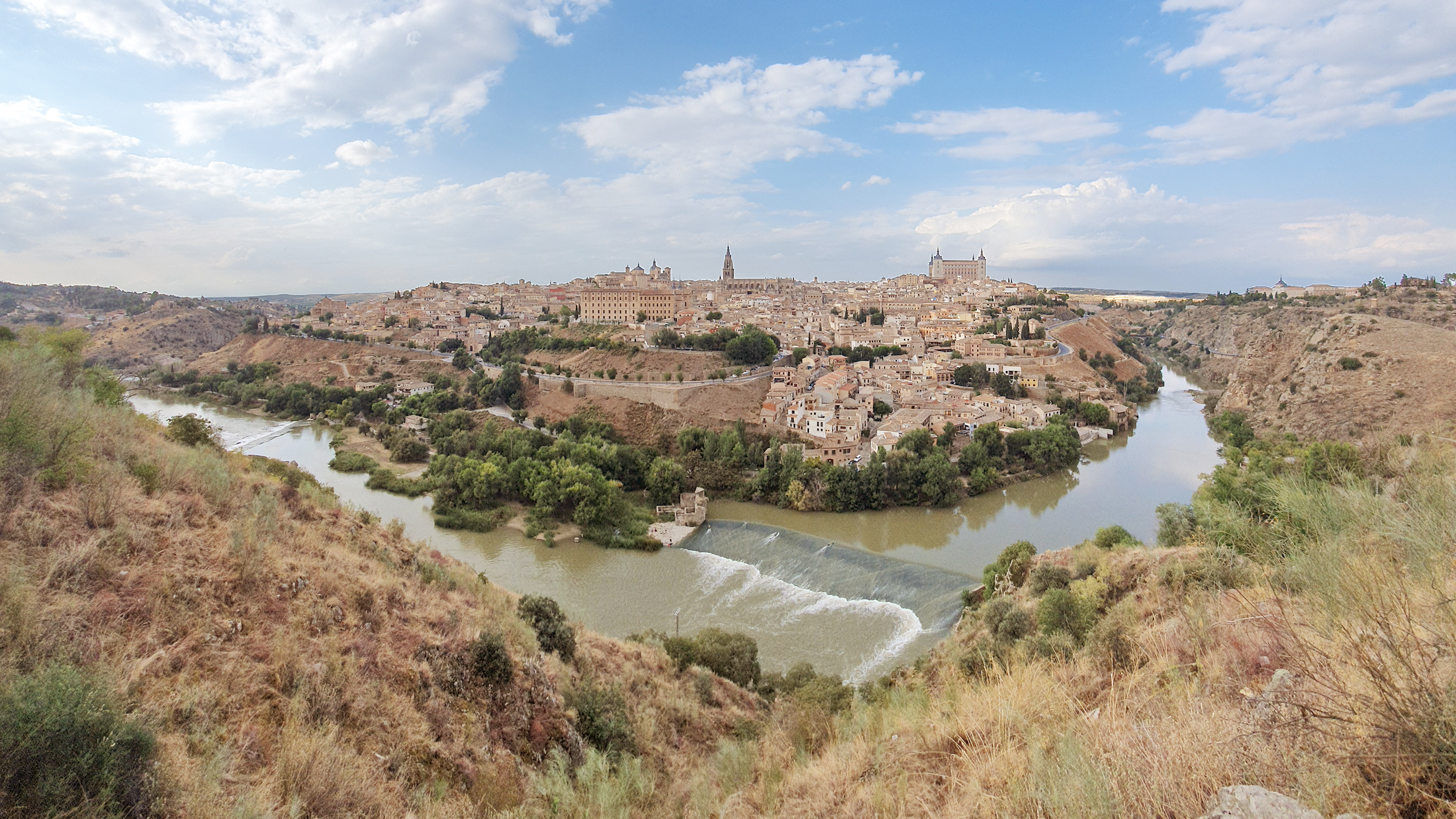 Panoramaaufnahme von Toledo